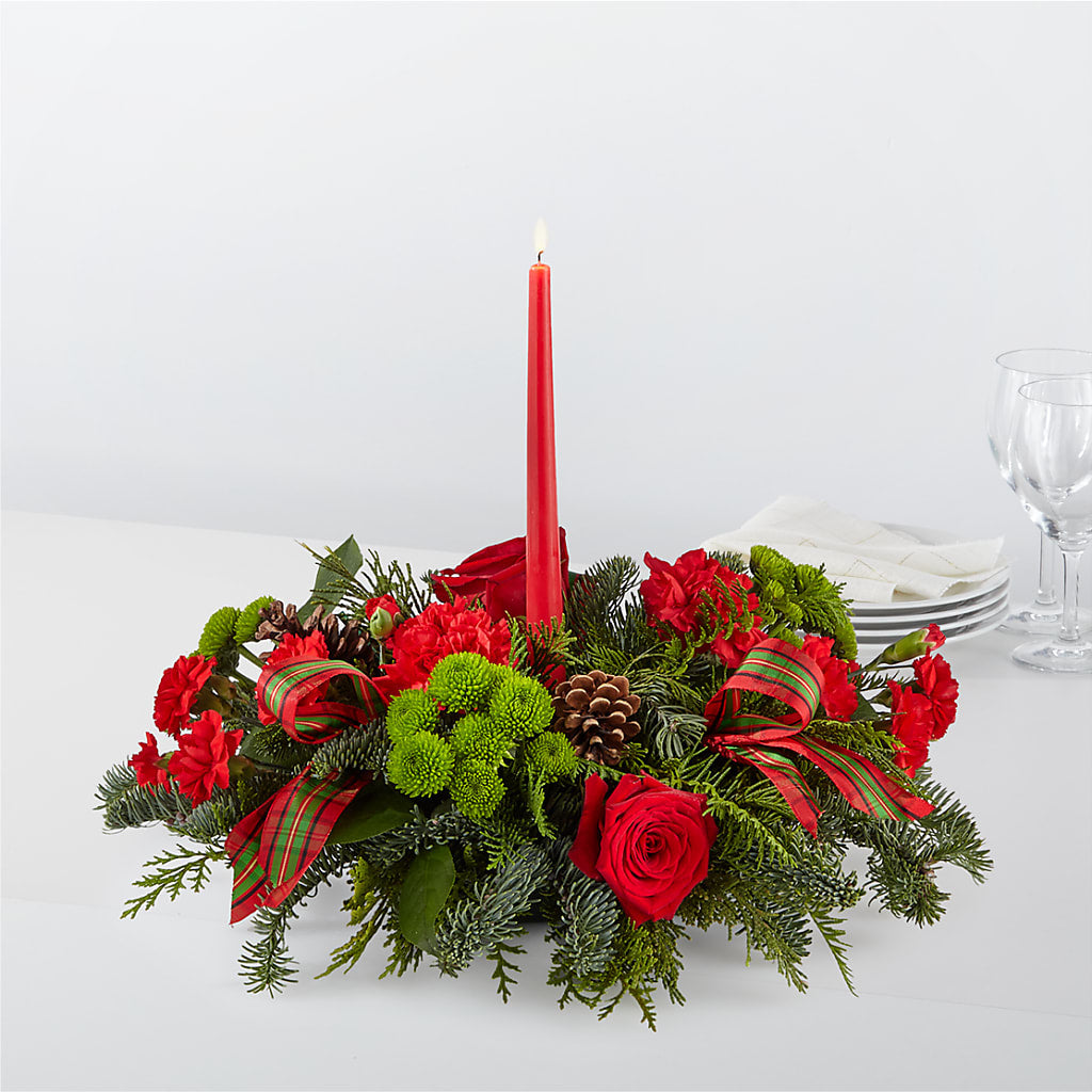 By the Candlelight Centerpiece – Towne Florist, Lumberton NC