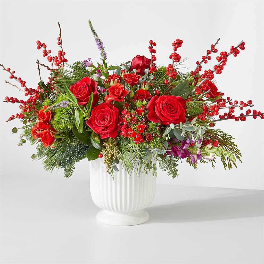 Big Red Bow Bouquet – Towne Florist, Lumberton NC