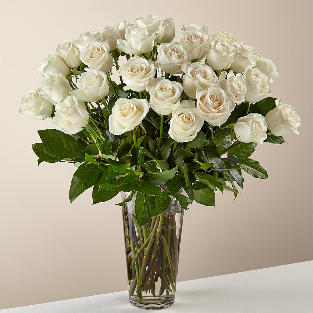 Long Stem White Rose Bouquet – Towne Florist, Lumberton NC
