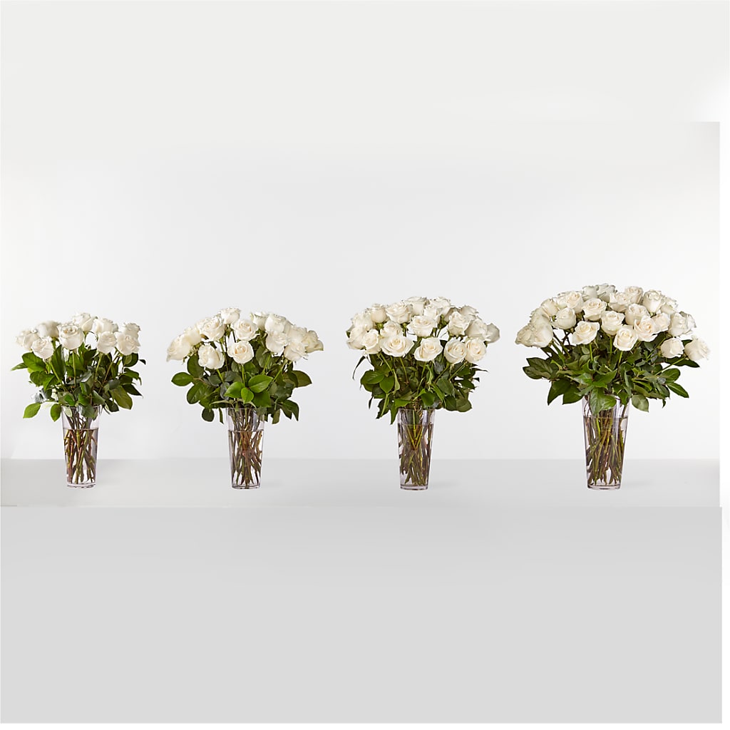 Long Stem White Rose Bouquet – Towne Florist, Lumberton NC
