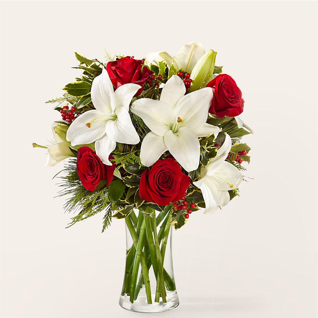 Sparkling Snowflakes Bouquet – Towne Florist, Lumberton NC