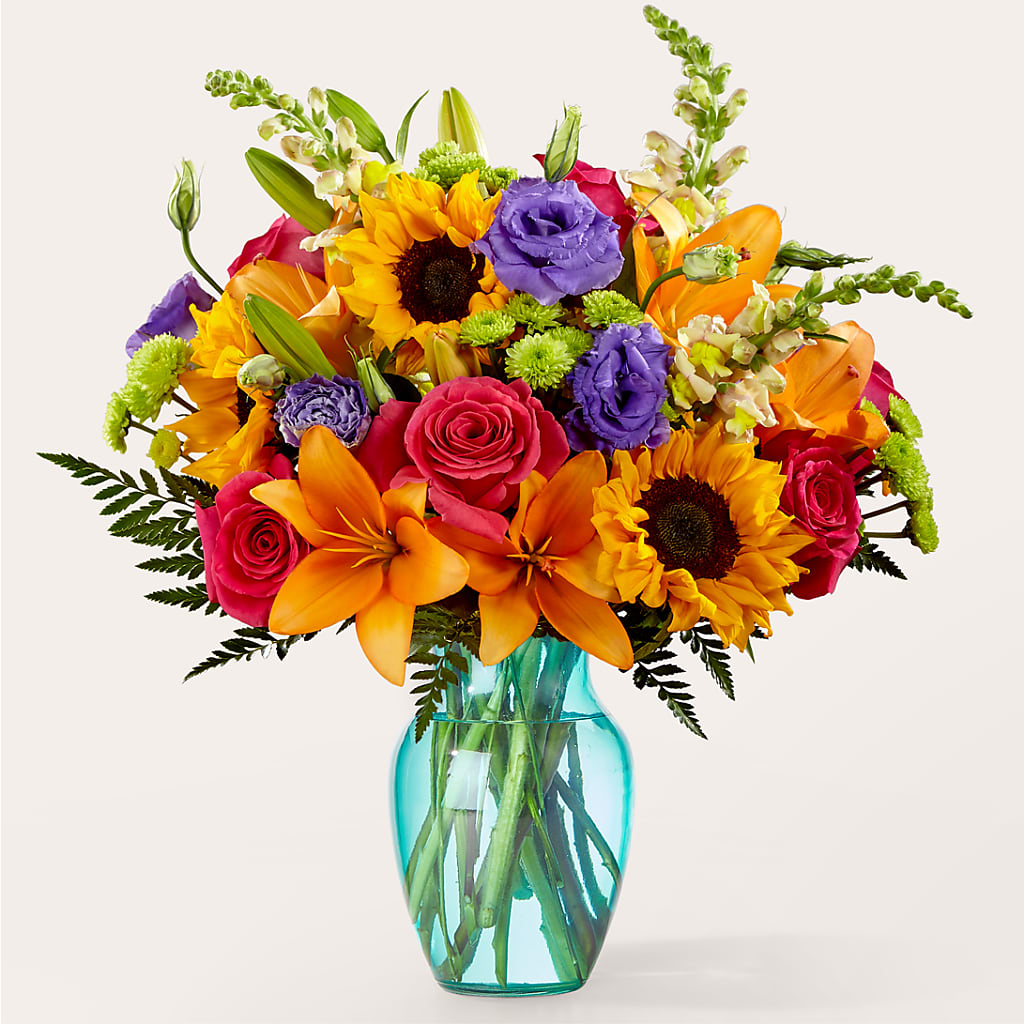 Double Rainbow Bouquet – Towne Florist, Lumberton NC