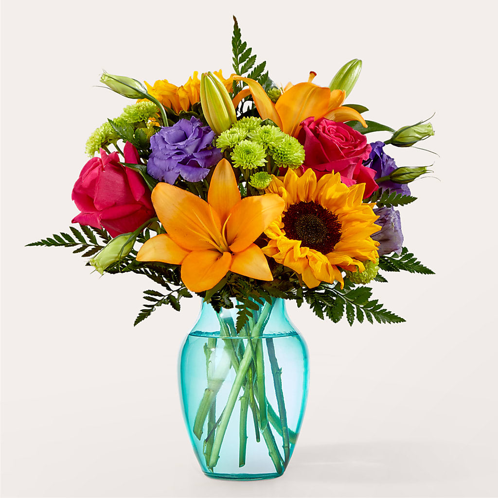 Double Rainbow Bouquet – Towne Florist, Lumberton NC
