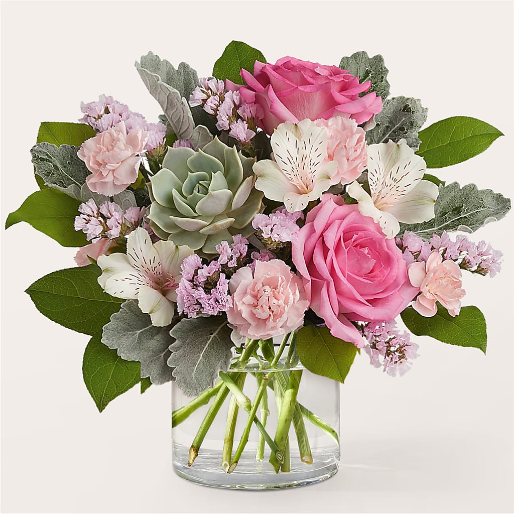 Dusty Rose Bouquet – Towne Florist, Lumberton NC