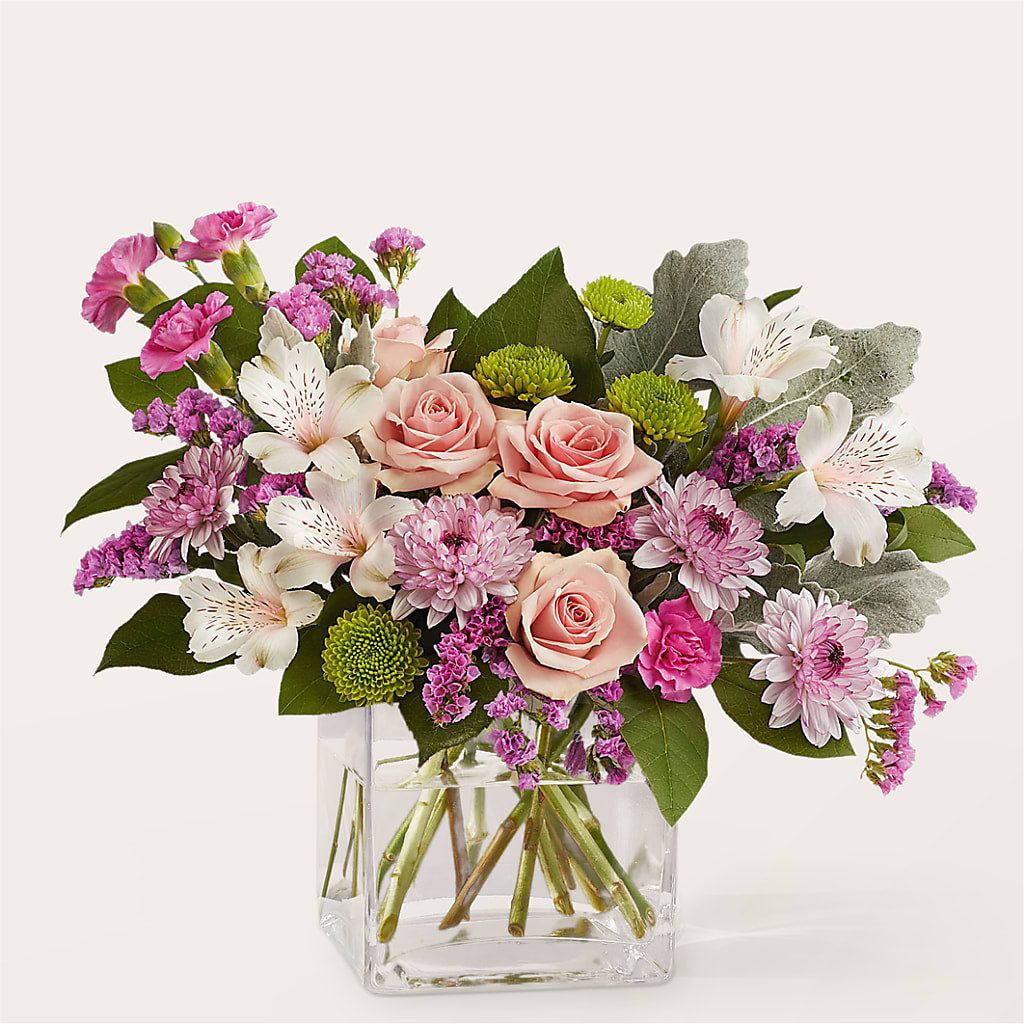 Pink Suede Bouquet – Towne Florist, Lumberton NC
