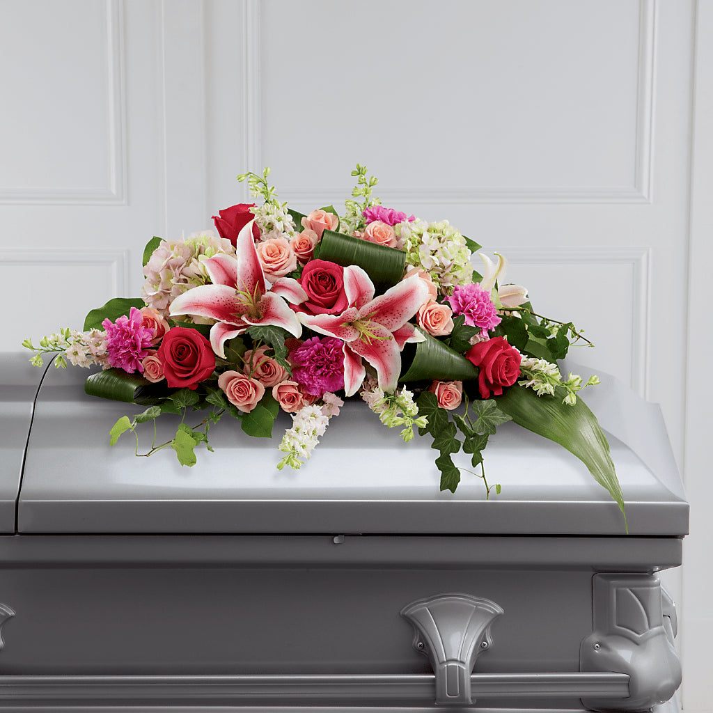 Splendid Grace Casket Spray – Towne Florist, Lumberton NC