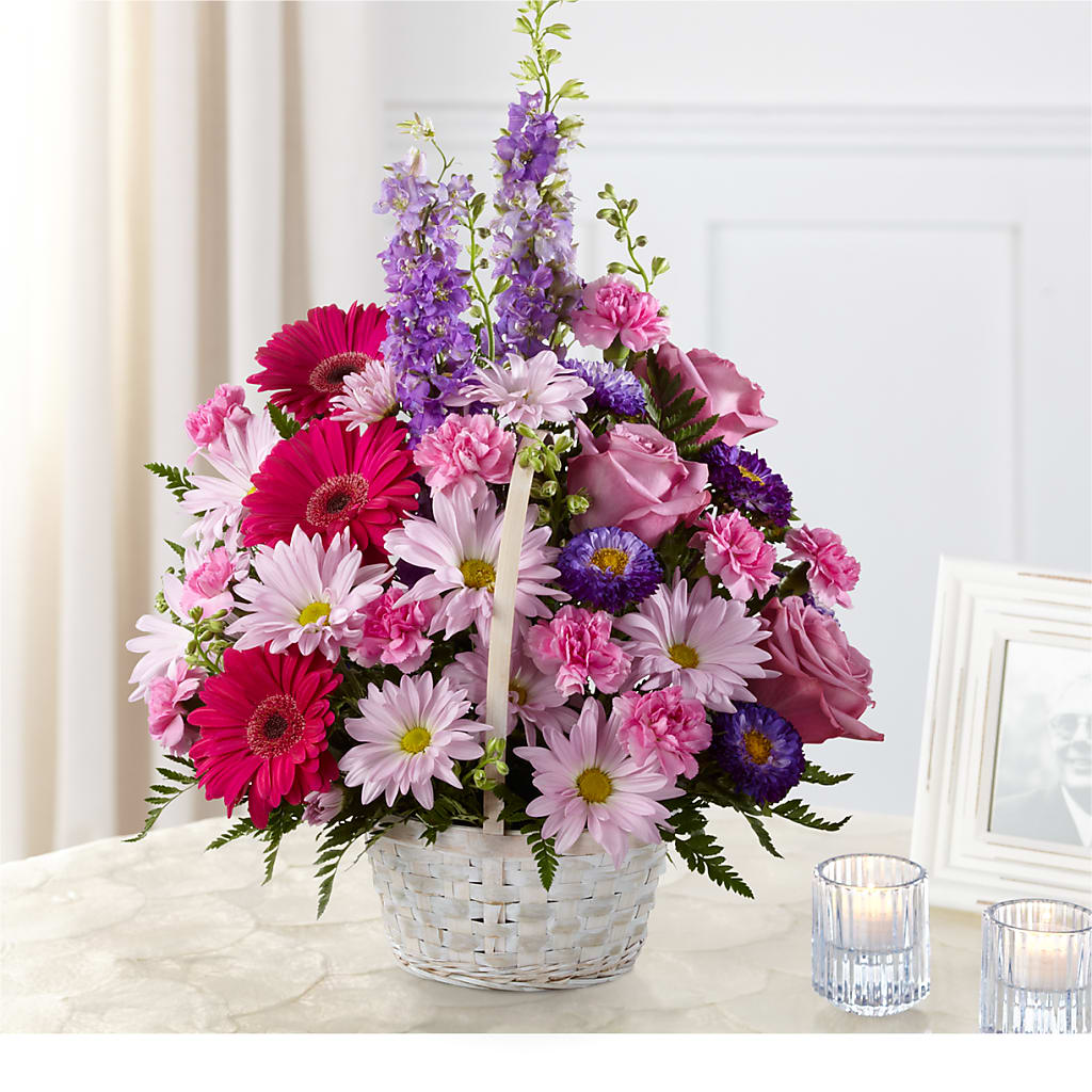 Pastel Peace Basket – Towne Florist, Lumberton NC