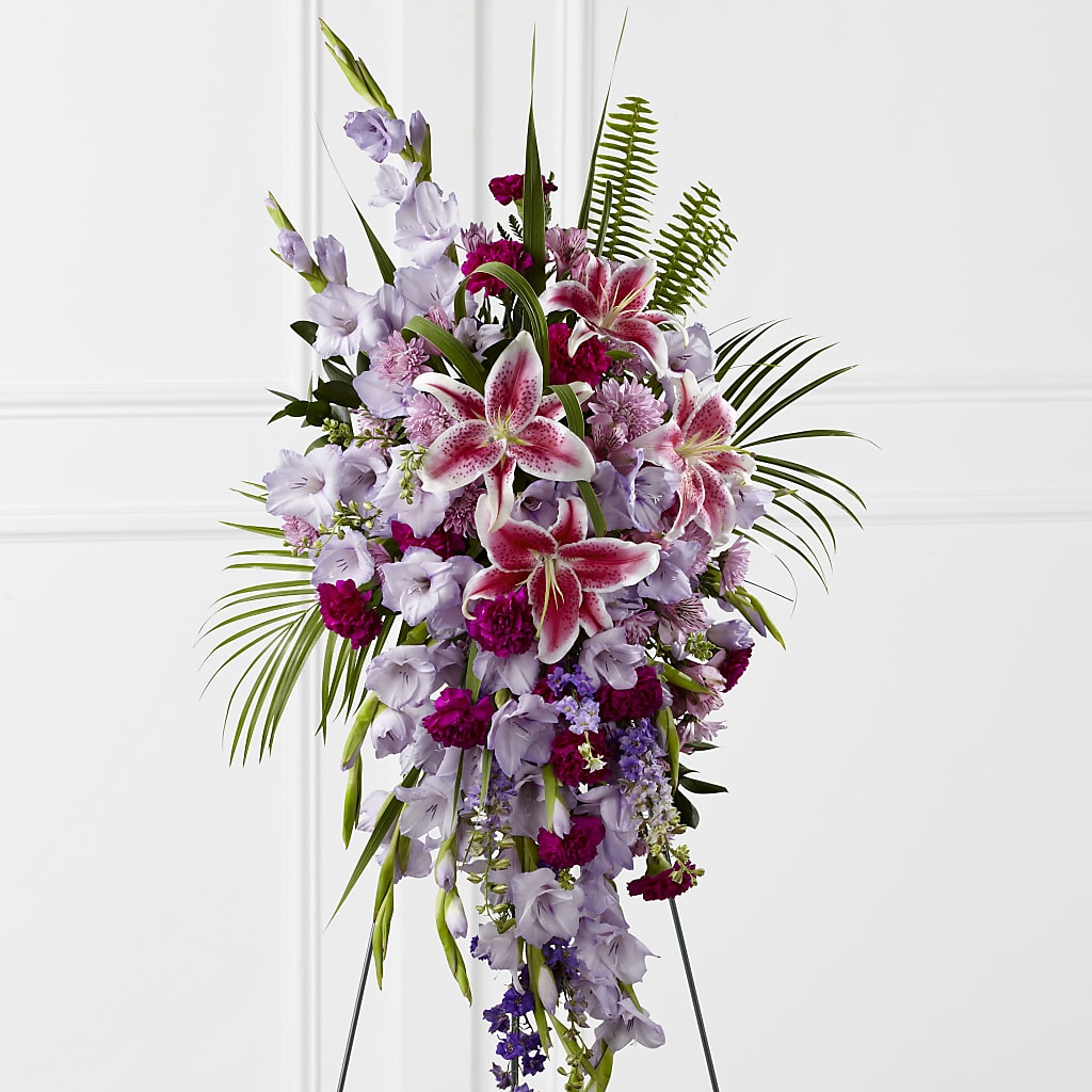 Tender Touch Standing Spray – Towne Florist, Lumberton NC