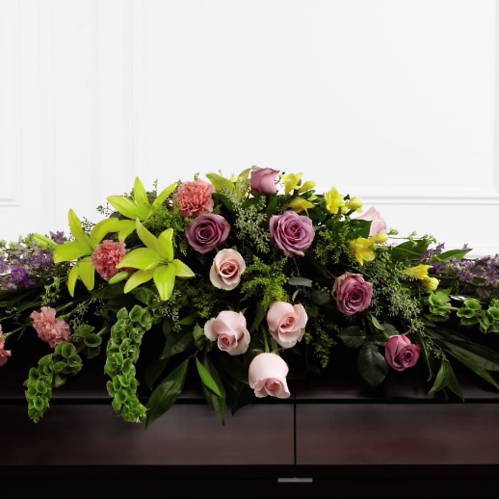 Forever Beloved Casket Spray – Towne Florist, Lumberton NC