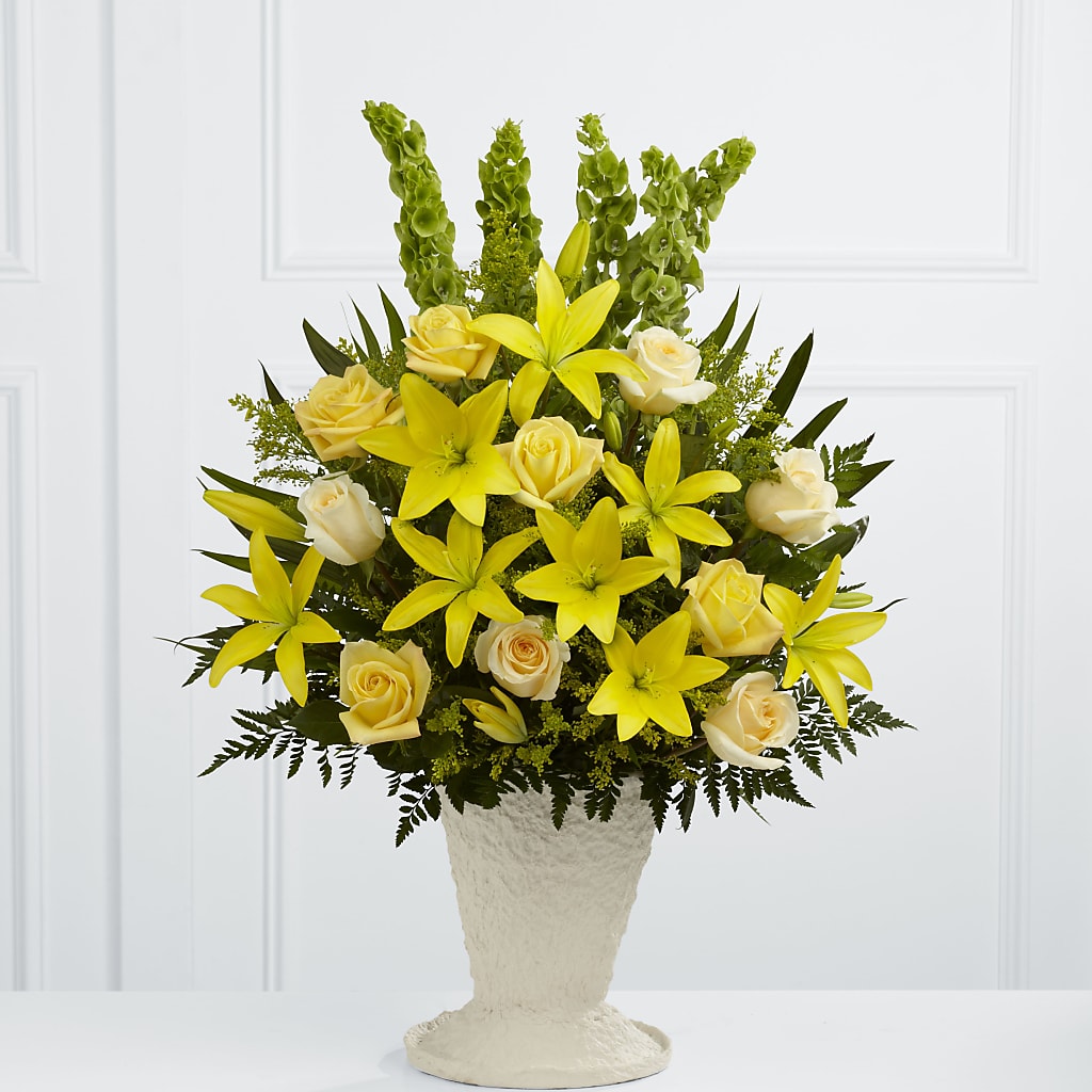 Golden Memories Arrangement – Towne Florist, Lumberton NC