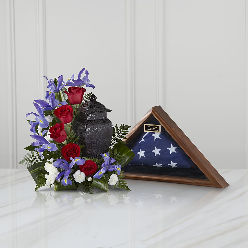 Patriotic Tribute Arrangement – Towne Florist, Lumberton NC