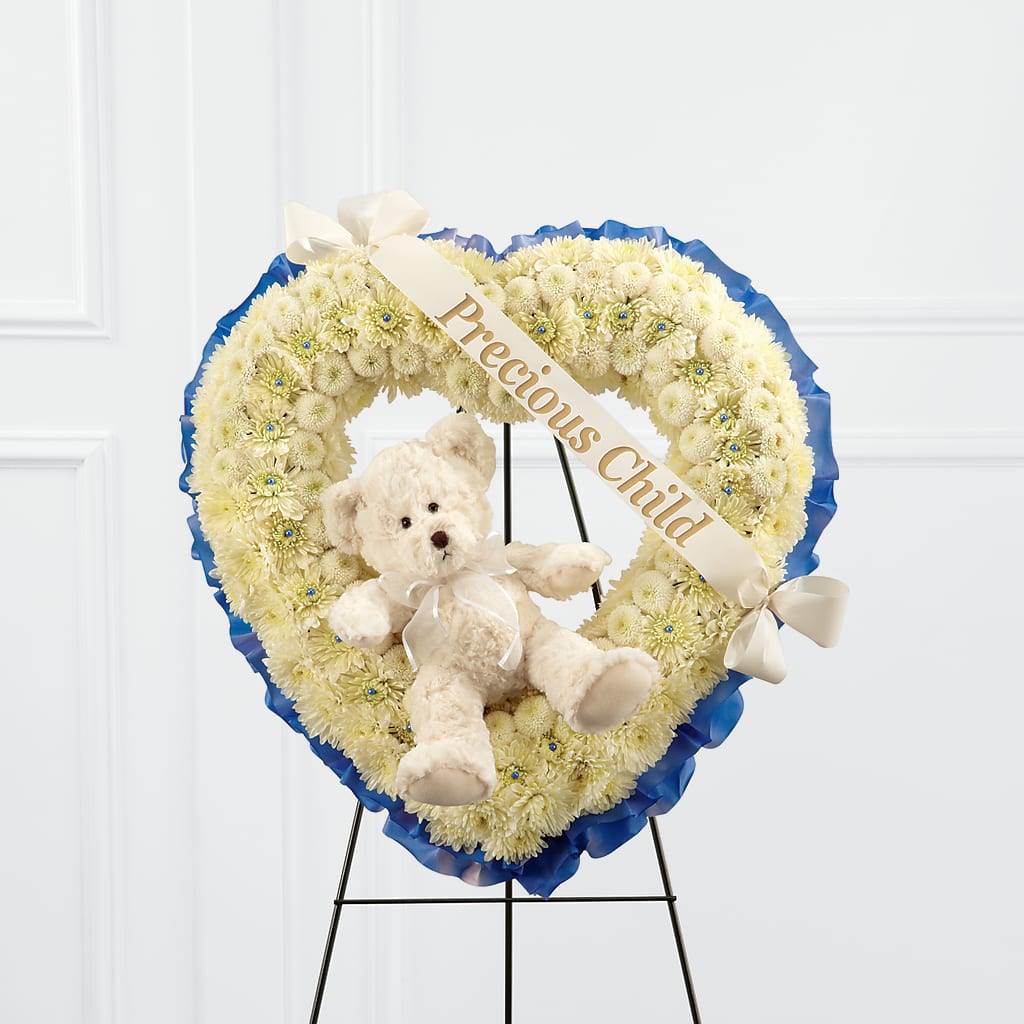 Precious Child Standing Heart – Towne Florist, Lumberton NC