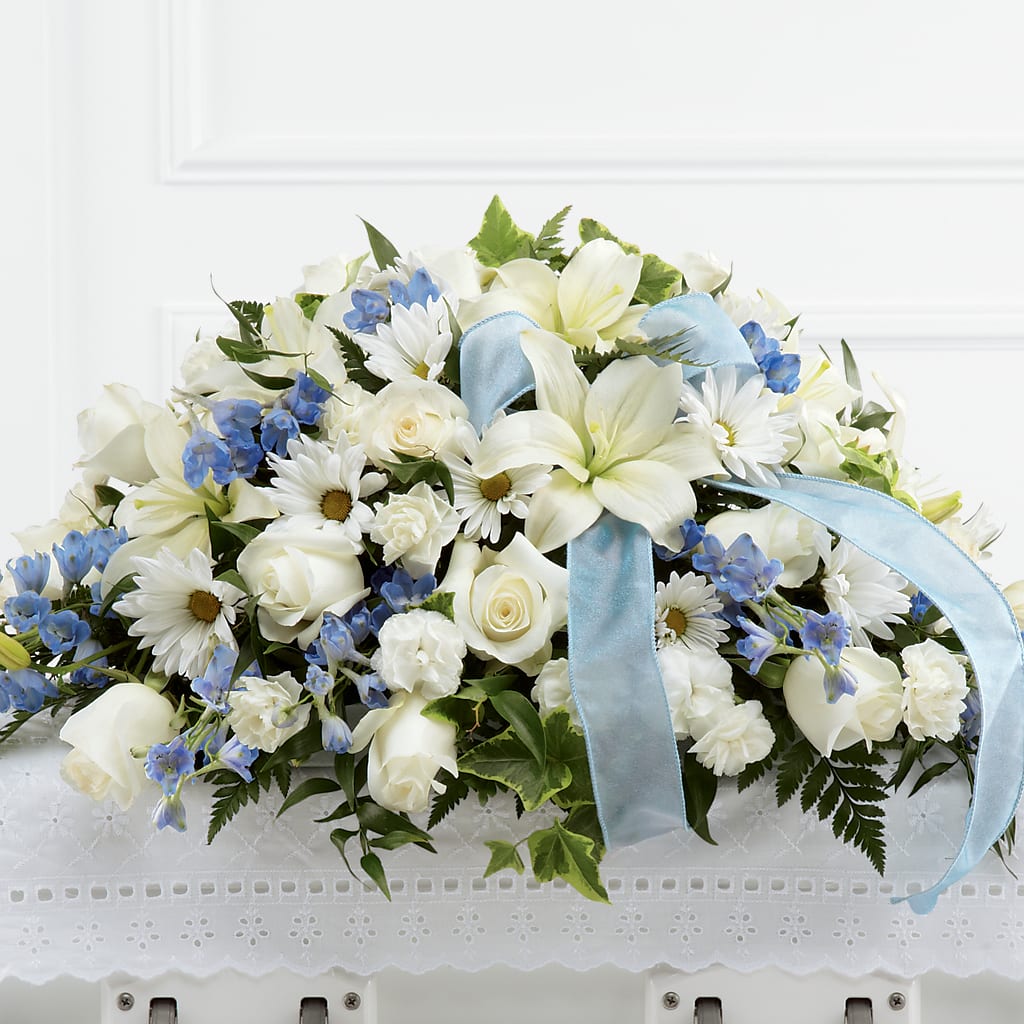 Tender Treasure Casket Spray – Towne Florist, Lumberton NC