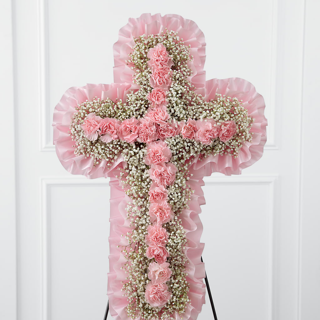 Angel's Cross Easel – Towne Florist, Lumberton NC