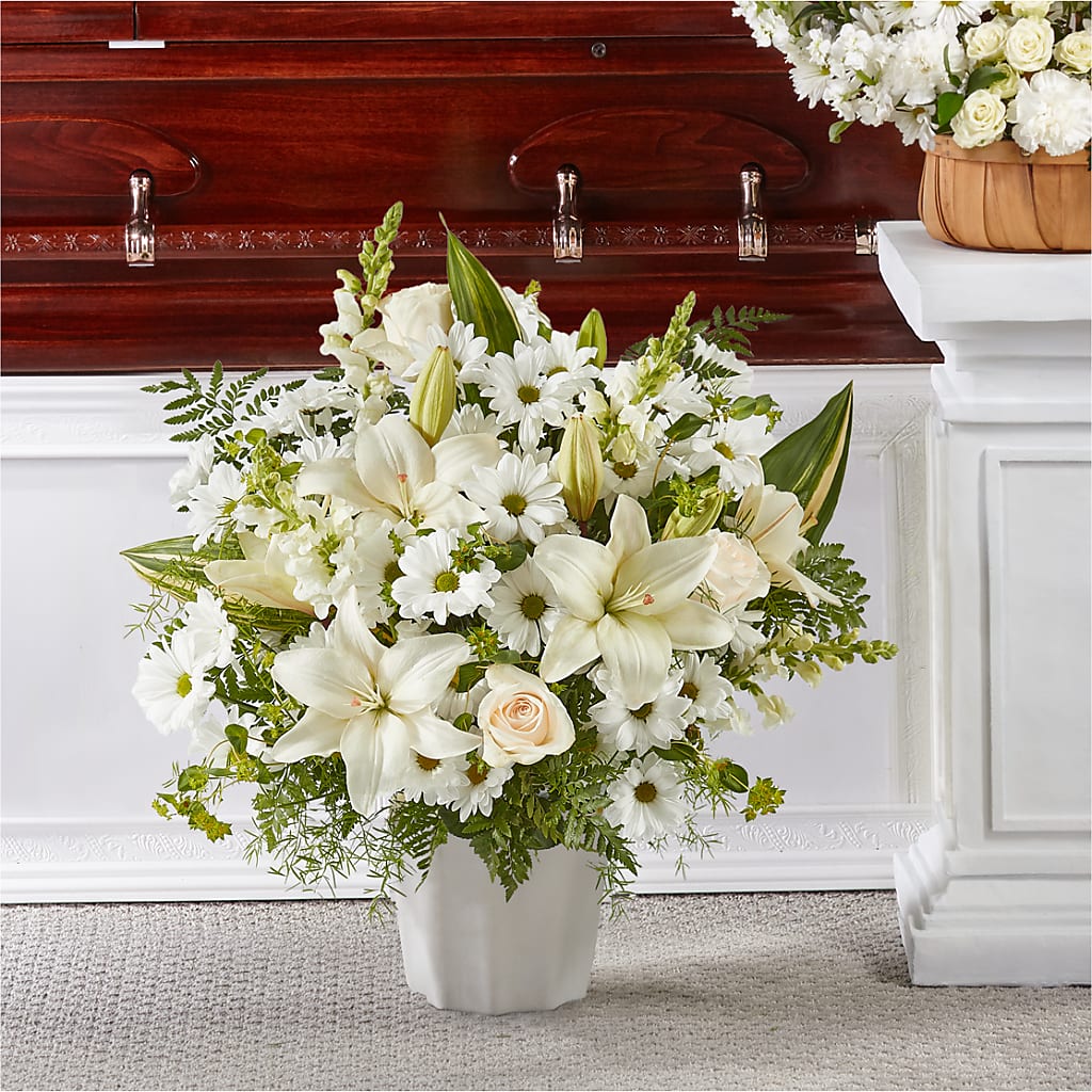 Thoughts of Tranquility Floor Basket – Towne Florist, Lumberton NC