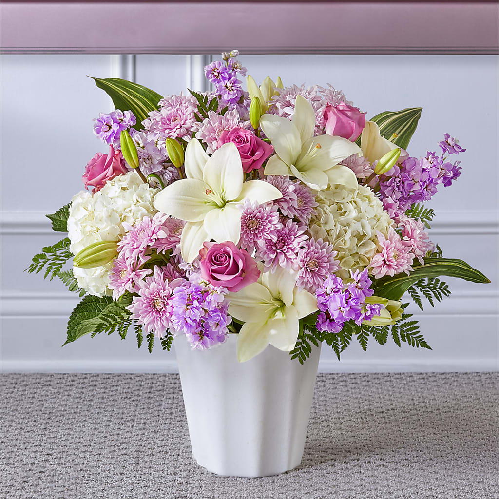 Heaven Sent Floor Basket – Towne Florist, Lumberton NC