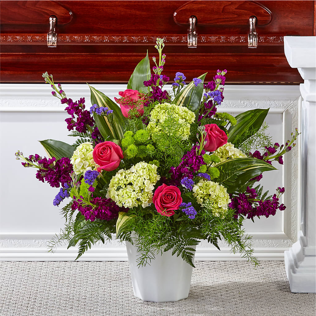 Beautiful Horizons Floor Basket – Towne Florist, Lumberton NC