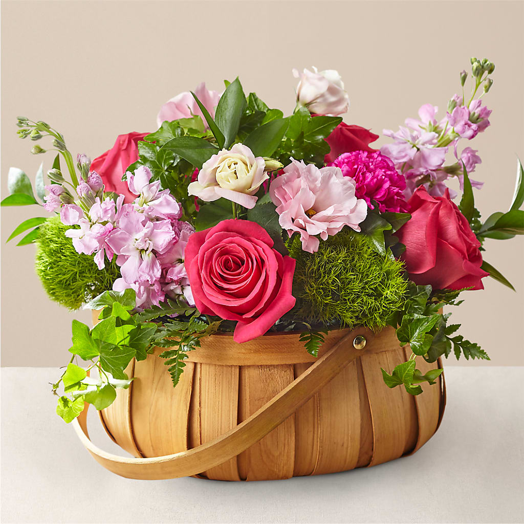 Radiance in Bloom Basket – Towne Florist, Lumberton NC