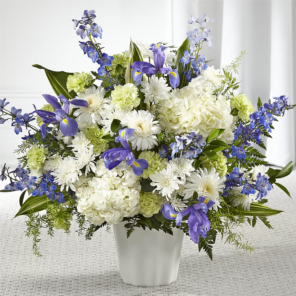 Soft Serenity Floor Basket – Towne Florist, Lumberton NC