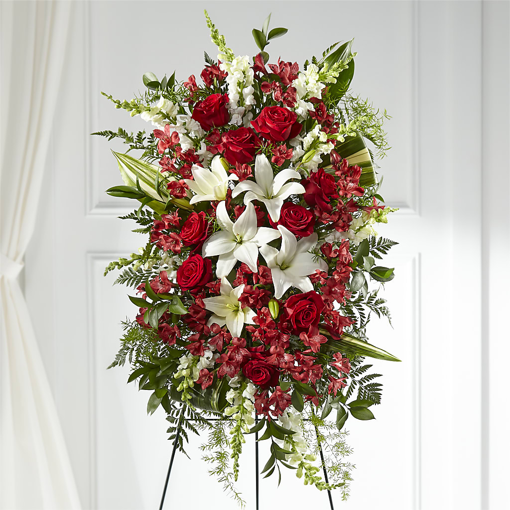 Everlasting Memory Standing Spray – Towne Florist, Lumberton NC
