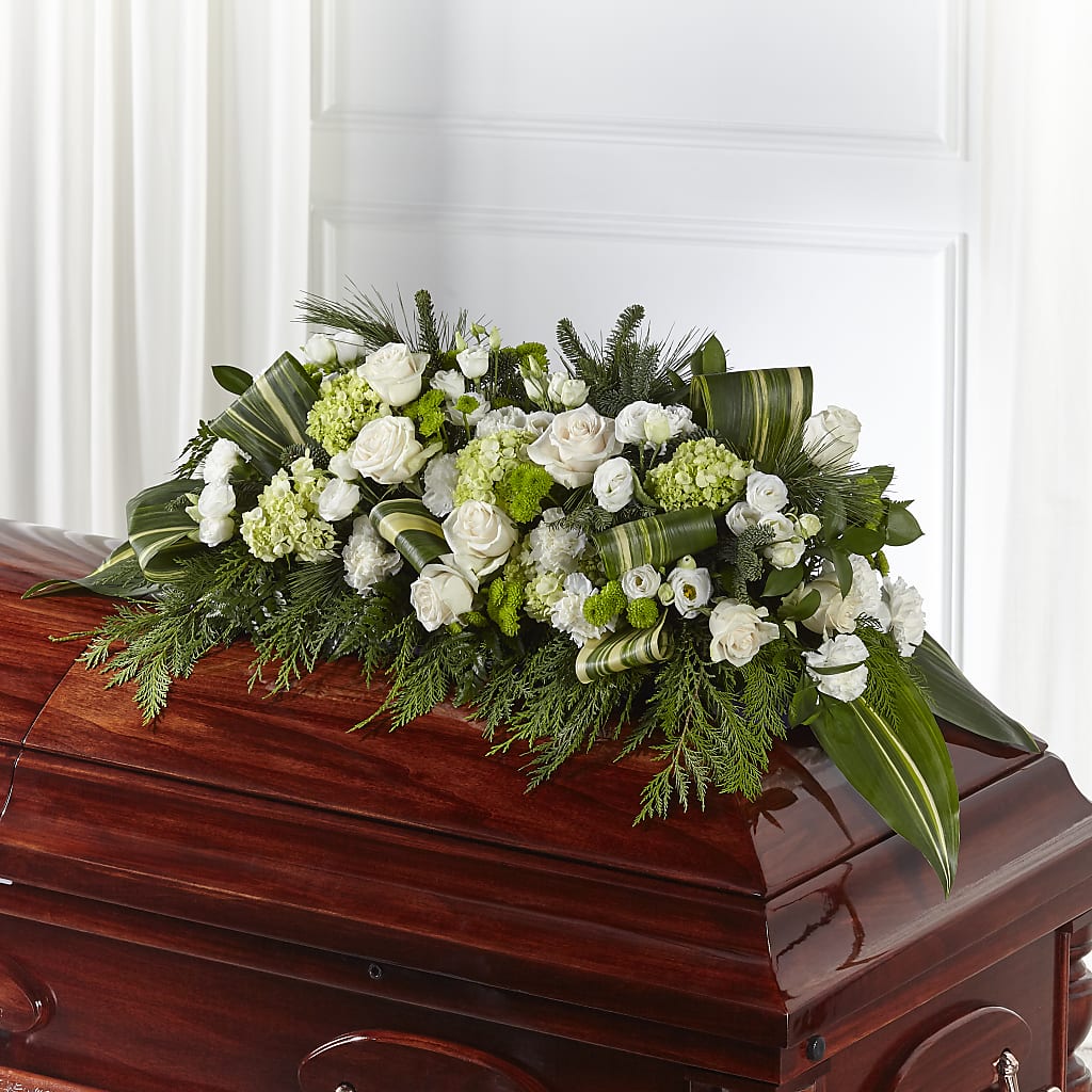 Hopeful Gesture Casket Spray – Towne Florist, Lumberton NC