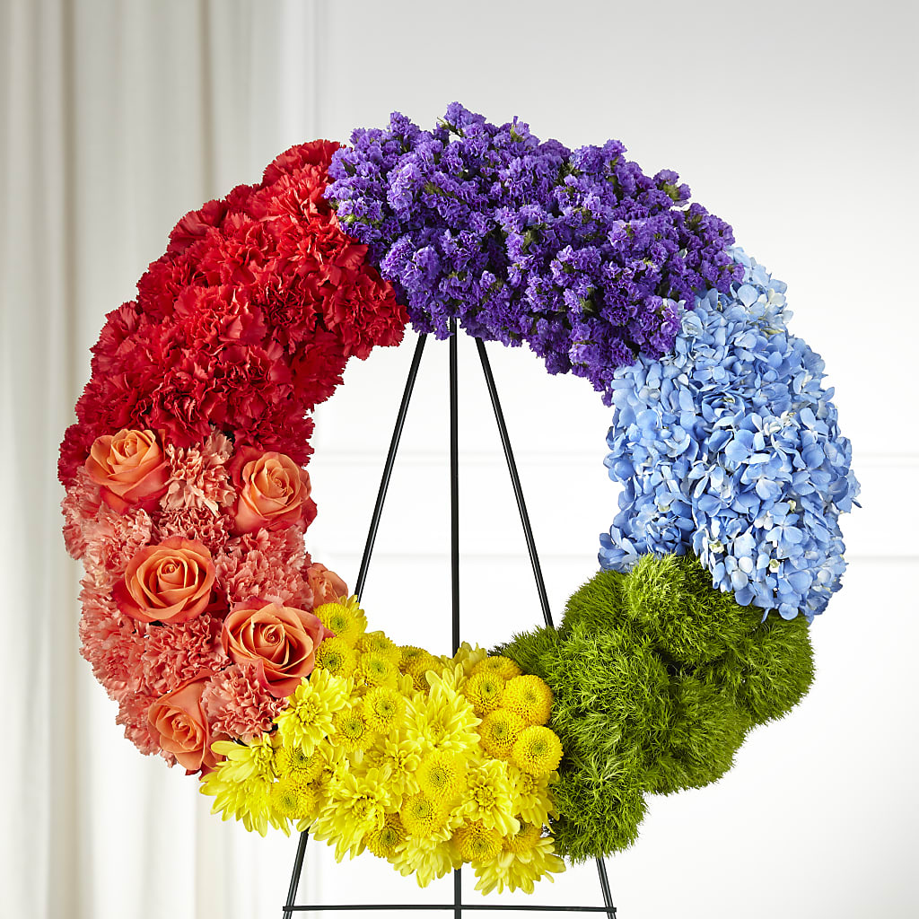 Circle of Love Wreath – Towne Florist, Lumberton NC