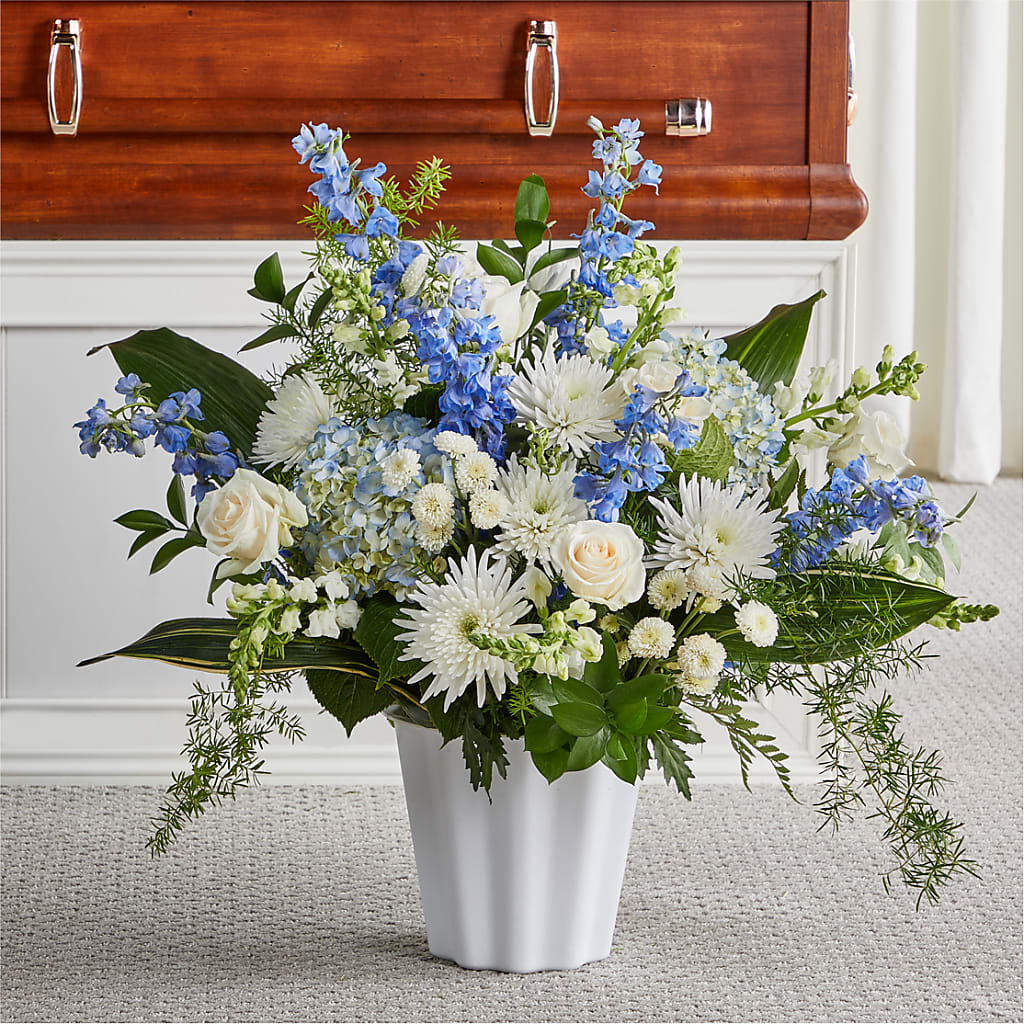 Everlasting Memories Floor Basket – Towne Florist, Lumberton NC