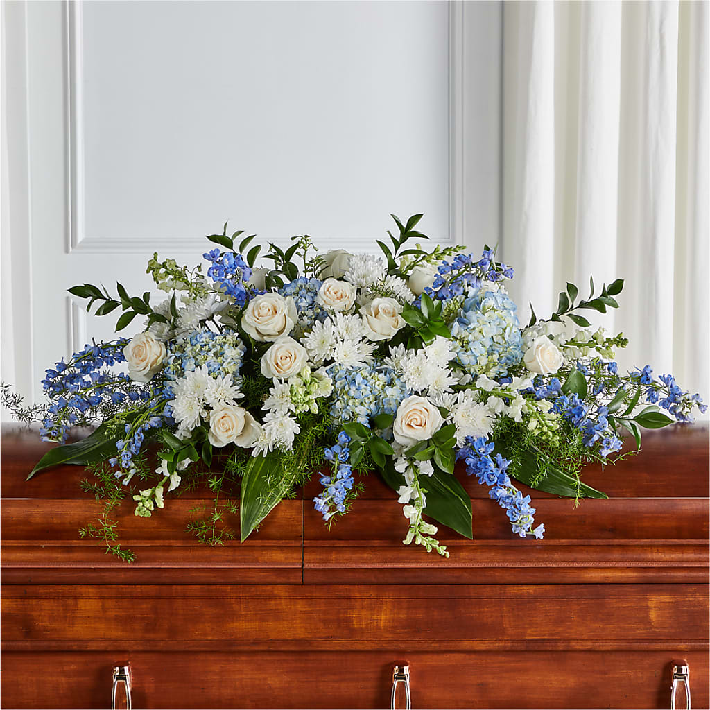 Timeless Essence Casket Spray – Towne Florist, Lumberton NC