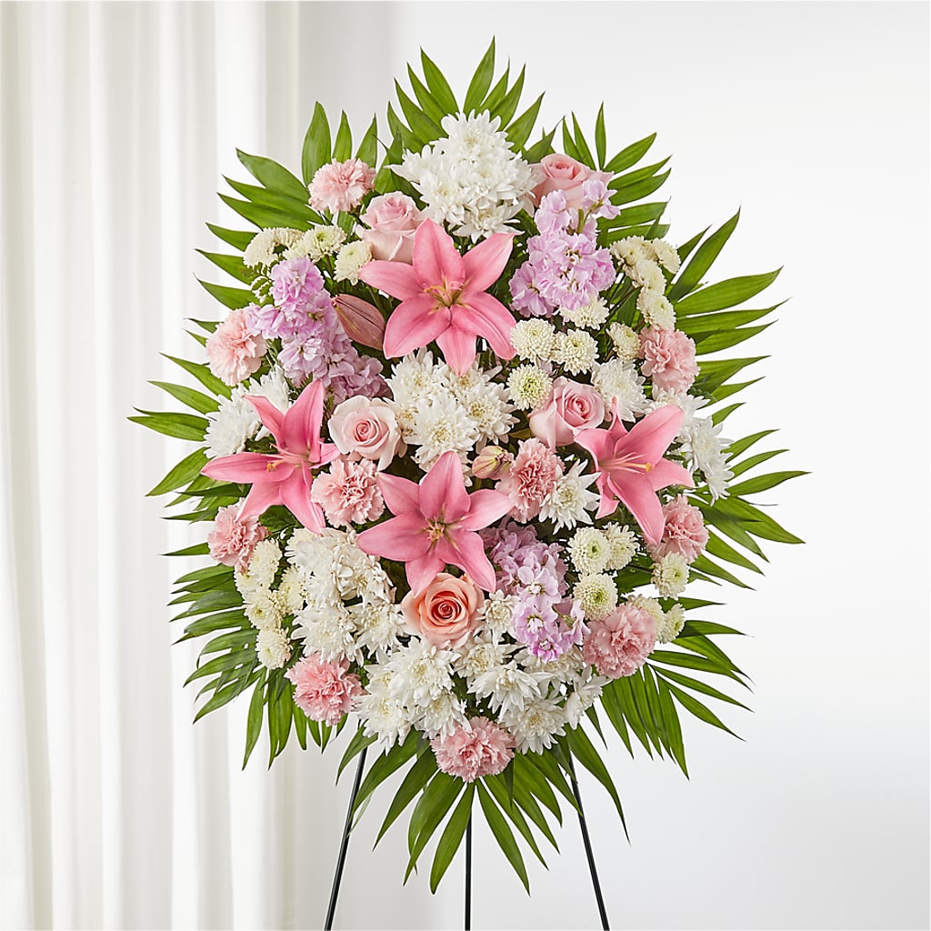 Offering Solace Standing Spray – Towne Florist, Lumberton NC