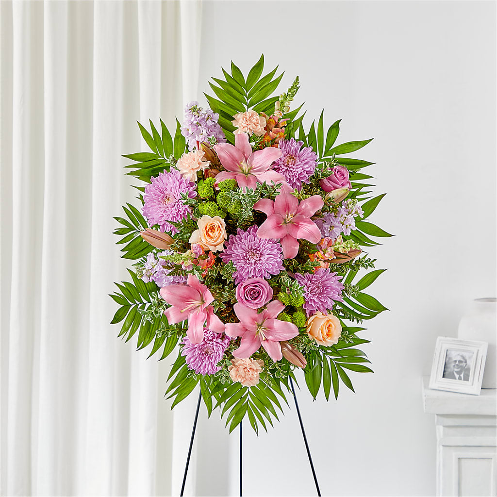 Love & Light Standing Spray – Towne Florist, Lumberton NC