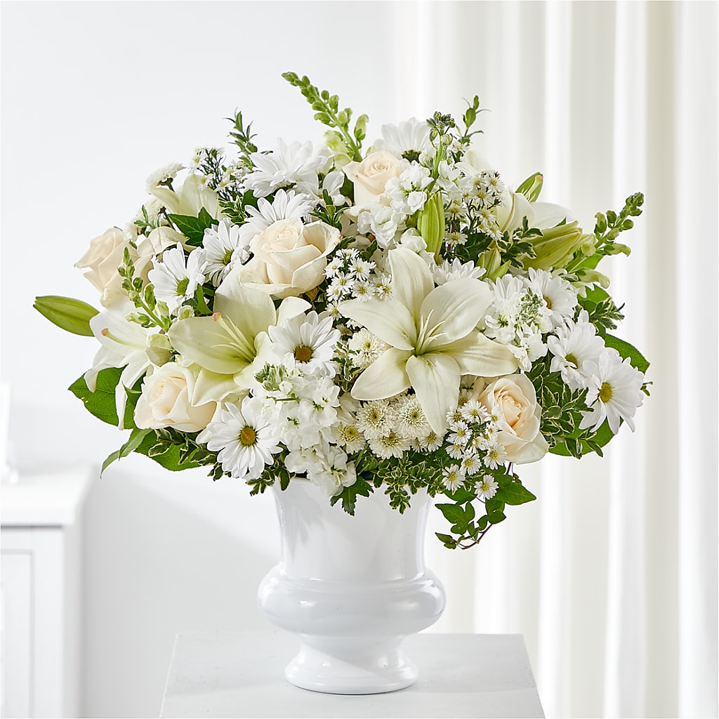 Uplifting Urn Arrangement – Towne Florist, Lumberton NC