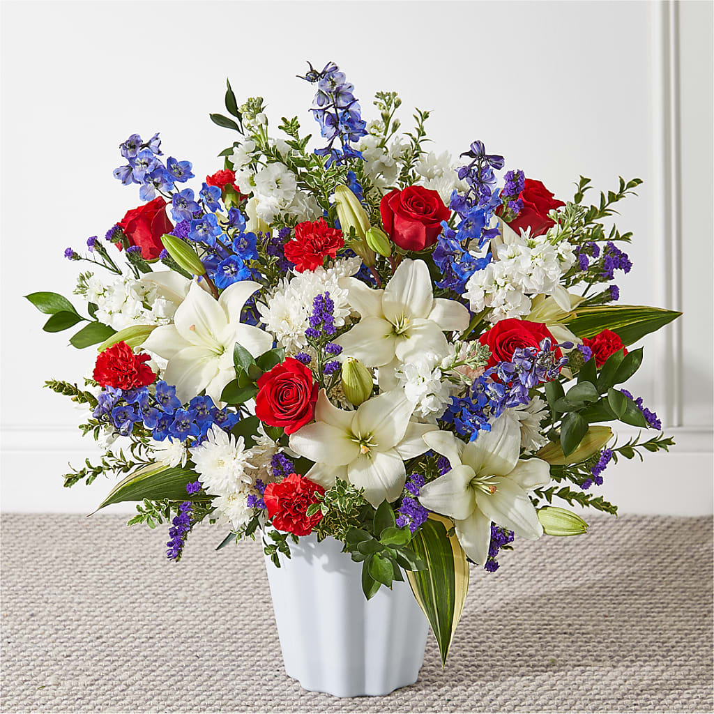 Consoled Floor Basket – Towne Florist, Lumberton NC