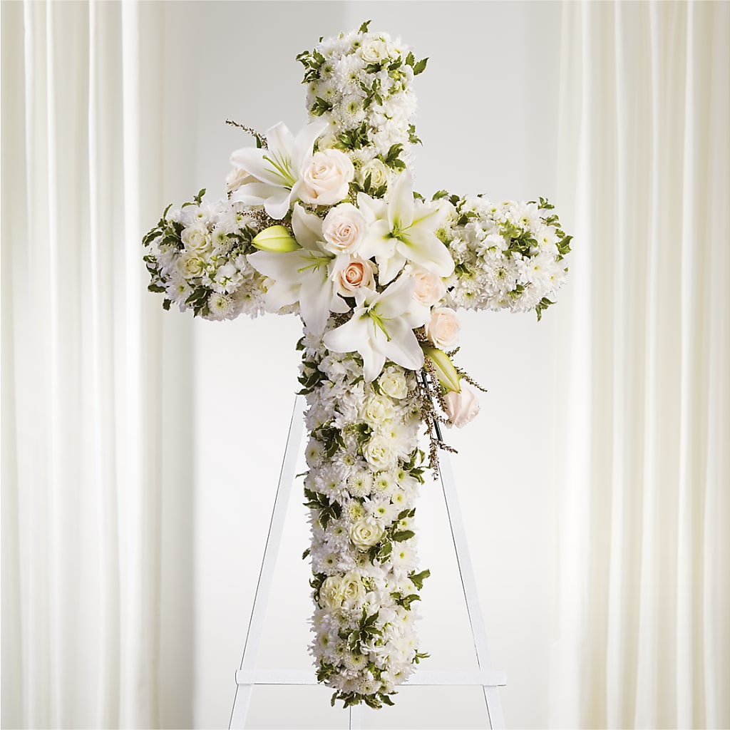 Spiritual Guidance Standing Spray – Towne Florist, Lumberton NC