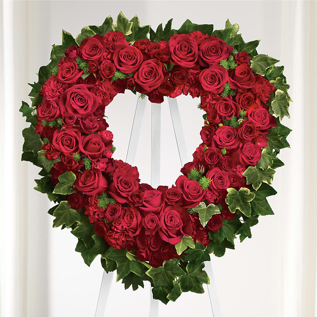 Wholehearted Standing Spray – Towne Florist, Lumberton NC