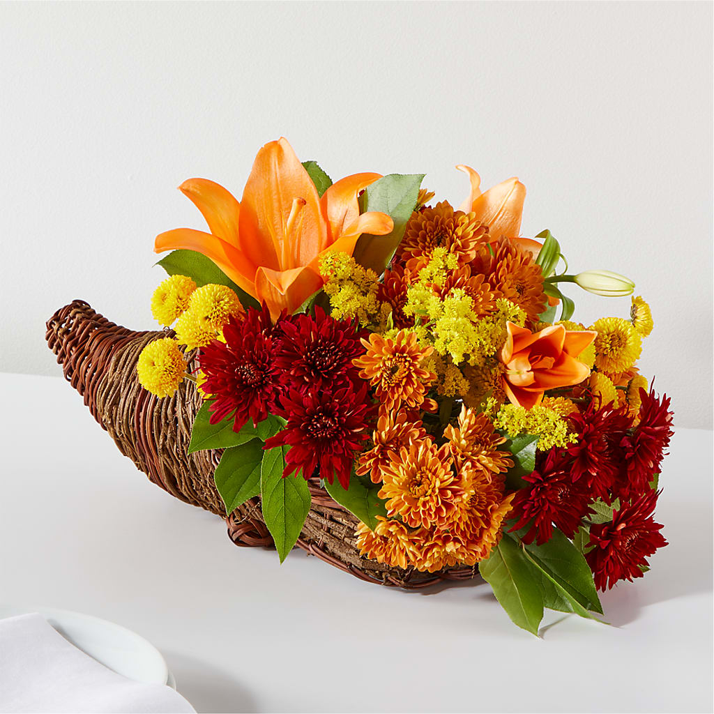 Bouquet of Blessings Cornucopia – Towne Florist, Lumberton NC