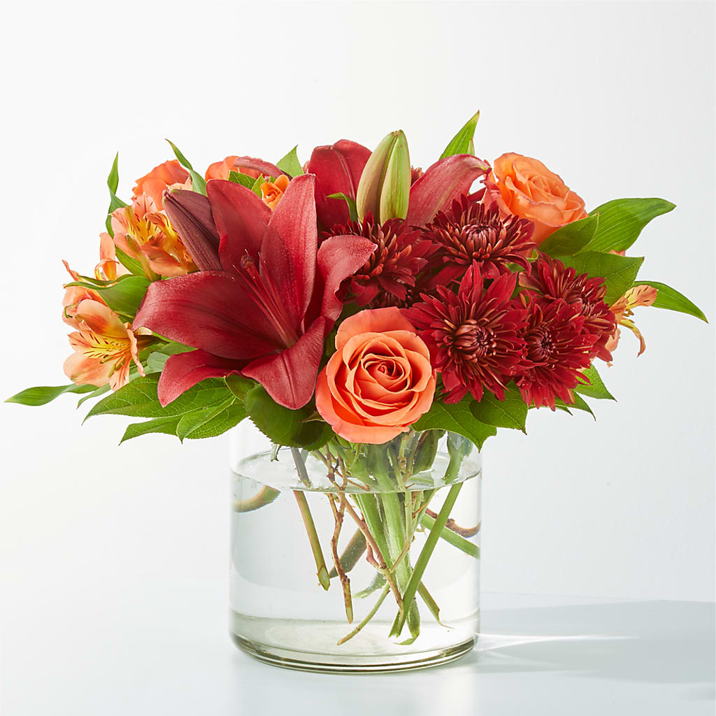 Crimson Leaves Bouquet – Towne Florist, Lumberton NC