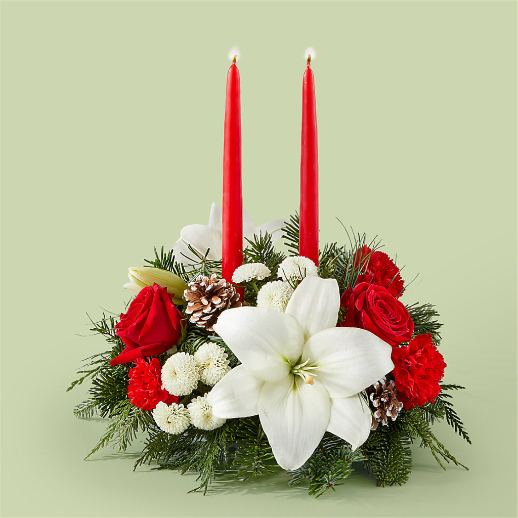 Seasonal Festivities Centerpiece – Towne Florist, Lumberton NC