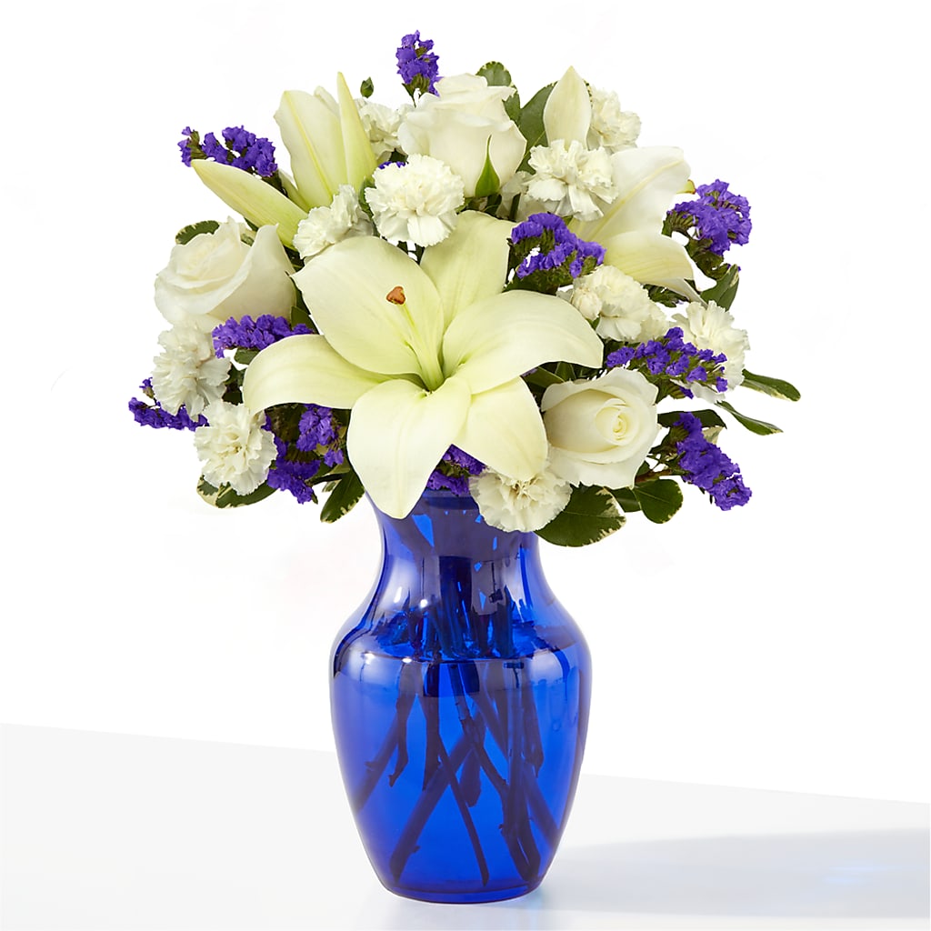 Sapphire Rush Bouquet – Towne Florist, Lumberton NC