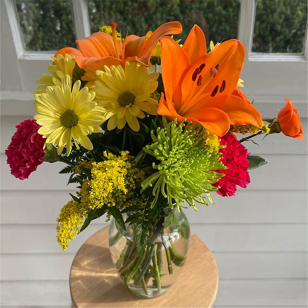 Bold & Bright – A Florist Original –  Towne Florist, Lumberton NC