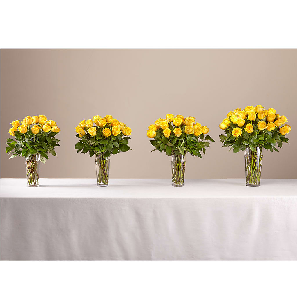 Long Stem Yellow Rose Bouquet –  Towne Florist, Lumberton NC