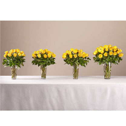 Long Stem Yellow Rose Bouquet –  Towne Florist, Lumberton NC
