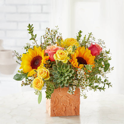 Sunflower Season Bouquet –  Towne Florist, Lumberton NC