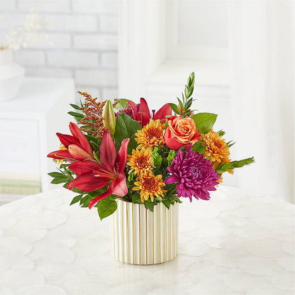 Burgundy Landscape Bouquet –  Towne Florist, Lumberton NC