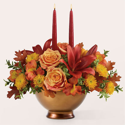 Harvest Table Centerpiece –  Towne Florist, Lumberton NC