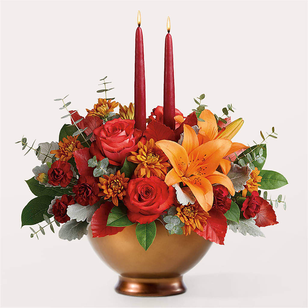 Fruits of Fall Centerpiece –  Towne Florist, Lumberton NC