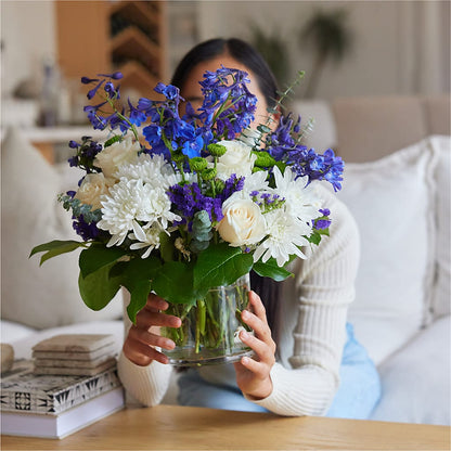 Cerulean Waves Bouquet –  Towne Florist, Lumberton NC