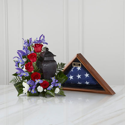 Patriotic Tribute Arrangement –  Towne Florist, Lumberton NC