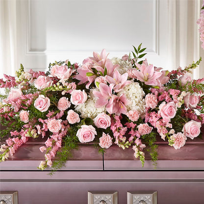 Life & Remembrance Casket Spray –  Towne Florist, Lumberton NC
