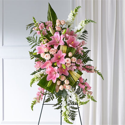 Elegant Embrace Standing Spray –  Towne Florist, Lumberton NC
