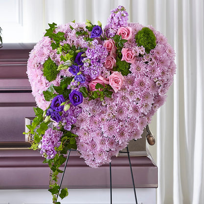 Treasured Love Standing Heart –  Towne Florist, Lumberton NC